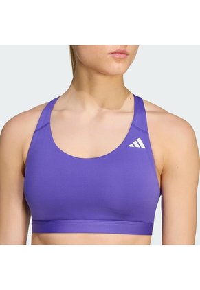 Top Entrenamiento Morado Adidas Optime Essentials Workout Mujer