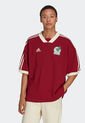 Camiseta Vinotinto-Beige adidas Performance Oversize de adidas Performance