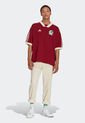 Camiseta Vinotinto-Beige adidas Performance Oversize de adidas Performance