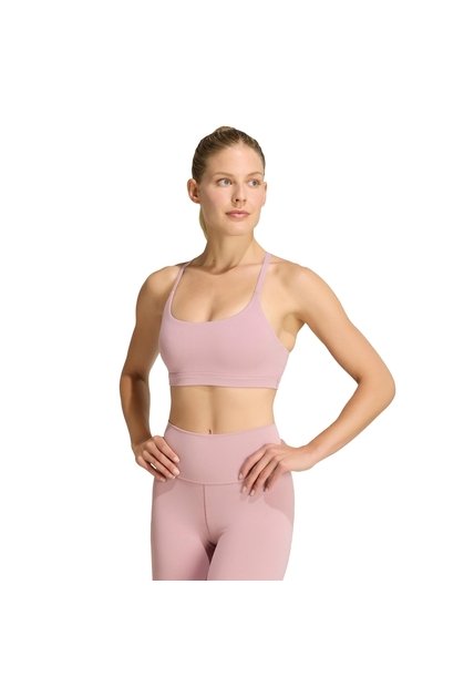 Top Entrenamiento Morado Adidas All Me Ls Mujer