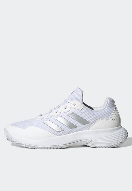 Tenis para Tennis Blanco-Plateado adidas Performance Gamecourt 2.0