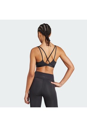 Top Entrenamiento Negro Adidas All Me Essentials Sujeción Media Mujer
