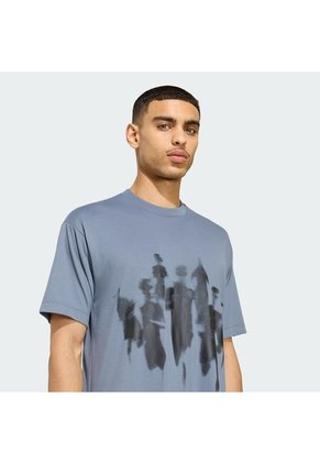 Camiseta Running Gris Adidas Graphic Adi365 Aspyre