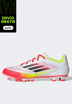 Guayos adidas Performance F50 Club FG/MG Blanco