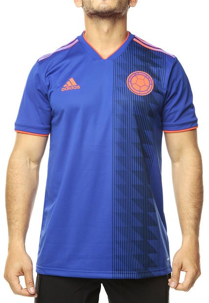 Camiseta Seleccion Colombia Azul Naranja adidas Performance FCF A JSY Compra Ahora Dafiti Colombia