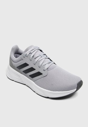 Tenis Running Gris-Negro-Blanco adidas Performance Galaxy 6