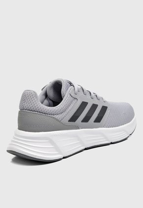 Tenis Running Gris-Negro-Blanco adidas Performance Galaxy 6