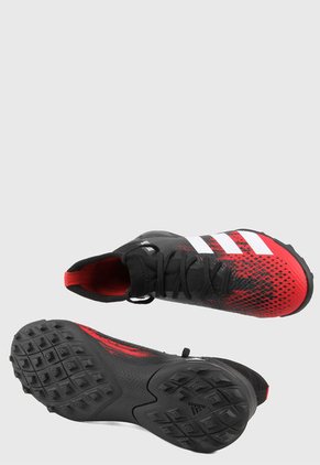 Guayo Negro-Rojo-Blanco adidas Performance Predator 20.3 Pasto Sintético