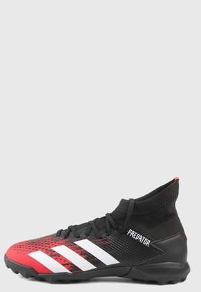 Guayo Negro-Rojo-Blanco adidas Performance Predator 20.3 Pasto Sintético