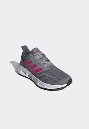 Tenis Running Gris-Blanco-Fucsia adidas Performance Showtheway 2.0