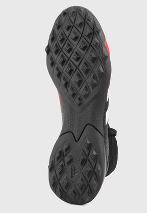 Guayo Negro-Rojo-Blanco adidas Performance Predator 20.3 Pasto Sintético