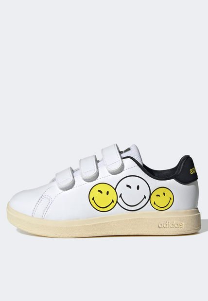 Tenis Lifestyle Blanco-Negro-Amarillo adidas Sportswear Tenis Advantage 2.0