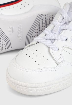 Tenis Lifestyle Blanco-Rojo-Negro adidas Kids Continental 80