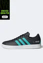 Tenis Lifestyle Negro-Blanco-Verde Tutquesa adidas Sportswear VL Court Mercedes - AMG Petronas F1 Team de adidas Performance