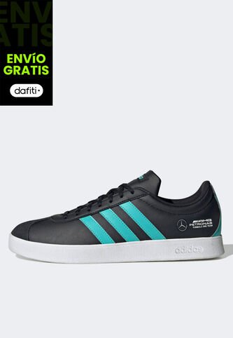 Tenis Lifestyle Negro-Blanco-Verde Tutquesa adidas Sportswear VL Court Mercedes - AMG Petronas F1 Team adidas Performance