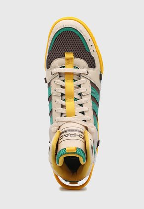 Tenis Basketball Beige-Verde-Amarillo adidas Performance D-Pad Mid