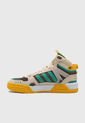 Tenis Basketball Beige-Verde-Amarillo adidas Performance D-Pad Mid de adidas Performance