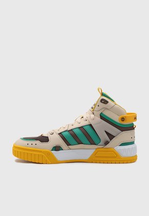 Tenis Basketball Beige-Verde-Amarillo adidas Performance D-Pad Mid