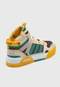 Tenis Basketball Beige-Verde-Amarillo adidas Performance D-Pad Mid de adidas Performance