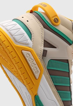 Tenis Basketball Beige-Verde-Amarillo adidas Performance D-Pad Mid