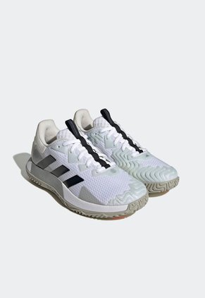 Tenis para Tennis Blanco-Negro-Gris adidas Performance SoleMatch Control