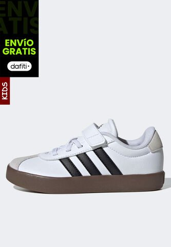 Tenis Lifestyle Blanco-Negro-Marrón adidas Sportswear VL Court 3.0 adidas Performance