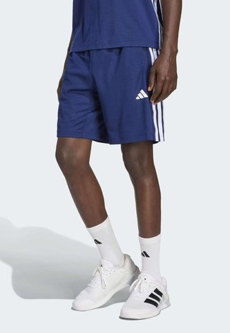 Pantaloneta adidas Performance Workout Essentials Base 3 Rayas Azul adidas Performance