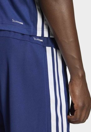 Pantaloneta adidas Performance Workout Essentials Base 3 Rayas Azul