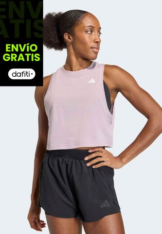 Camiseta sin mangas  adidas Performance Essentials Boxy Violeta adidas Performance