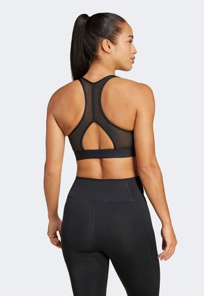 Top Deportivo Negro-Blanco adidas Performance Powerreact Big Logo