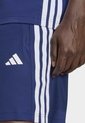 Pantaloneta adidas Performance Workout Essentials Base 3 Rayas Azul de adidas Performance