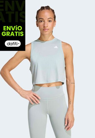 Top Training adidas Performance Essentials Boxy Verde adidas Performance