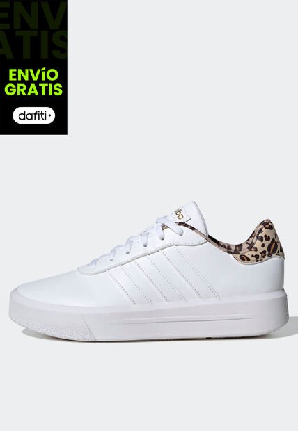 Tenis adidas Sportswear Court Plataforma Blanco