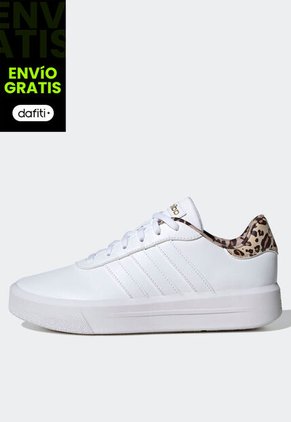 Tenis adidas Sportswear Court Plataforma Blanco