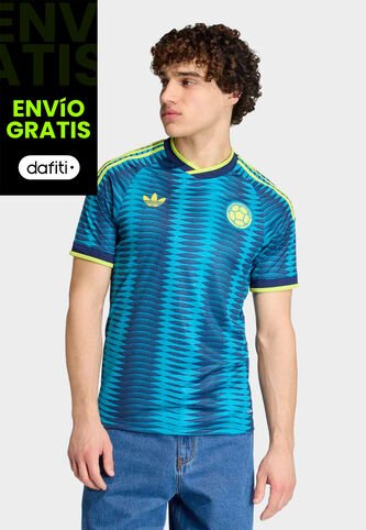 Camiseta Selección Colombia adidas Originals visitante 26 Azul adidas Performance