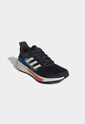 Tenis Running Negro-Blanco-Azul-Naranja adidas Performance EQ21