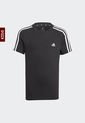 Camiseta Negro-Blanco adidas Performance 3 Rayas de adidas Performance