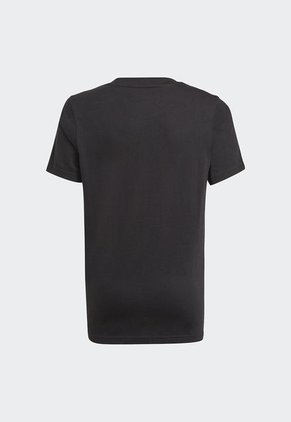 Camiseta Negro-Blanco adidas Performance 3 Rayas