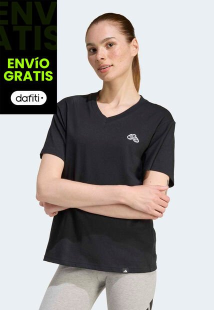 Camiseta adidas Sportswear Summer Slide Negro