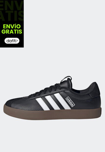 Tenis Skateboarding Negro-Blanco-Café adidas Performance VL Court 3.0 Low