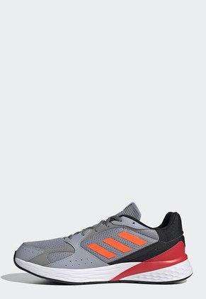 Tenis Running Gris-Naranja-Negro-Blanco adidas Performance Response Run
