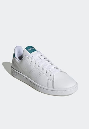 Tenis Lifestyle Blanco-Azul Petróleo adidas Performance Advantage