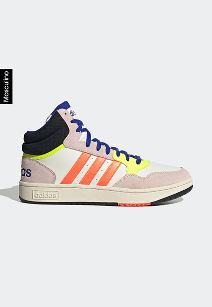 Tenis Basketball Blanco-Multicolor adidas Performance Hoops 3.0 Mid