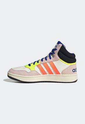 Tenis Basketball Blanco-Multicolor adidas Performance Hoops 3.0 Mid