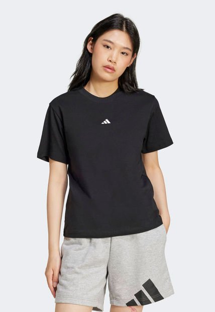 Camiseta Negro-Blanco adidas Sportswear Essentials