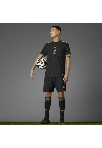 Adidas Performance Camiseta Adidas Hombre México Fmf Gold - Negro-Dorado Camiseta Adidas Hombre México Fmf Gold - Negro-Dorado