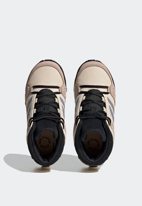 Tenis de Senderismo Beige-Negro-Lila adidas Kids Terrex Hyperhiker MID