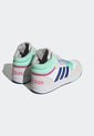 Tenis Basketball Blanco-Azul-Verde Menta adidas Performance Hoops 3.0 Mid de adidas Performance
