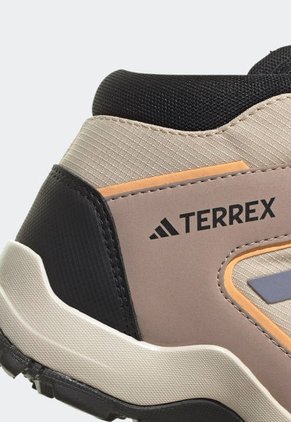 Tenis de Senderismo Beige-Negro-Lila adidas Kids Terrex Hyperhiker MID