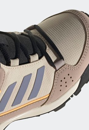 Tenis de Senderismo Beige-Negro-Lila adidas Kids Terrex Hyperhiker MID